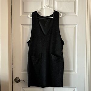 Vtg 90s ISAAC HAZAN Black Wool Jumper